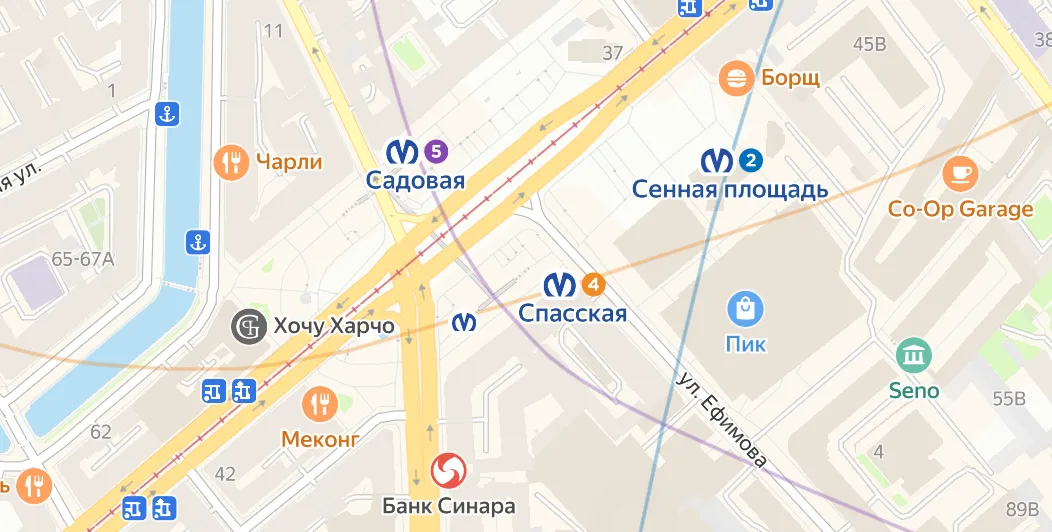 Очные консультации карта